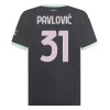 Officiële Voetbalshirt AC Milan Pavlovic 31 Derde 2024-25 - Heren